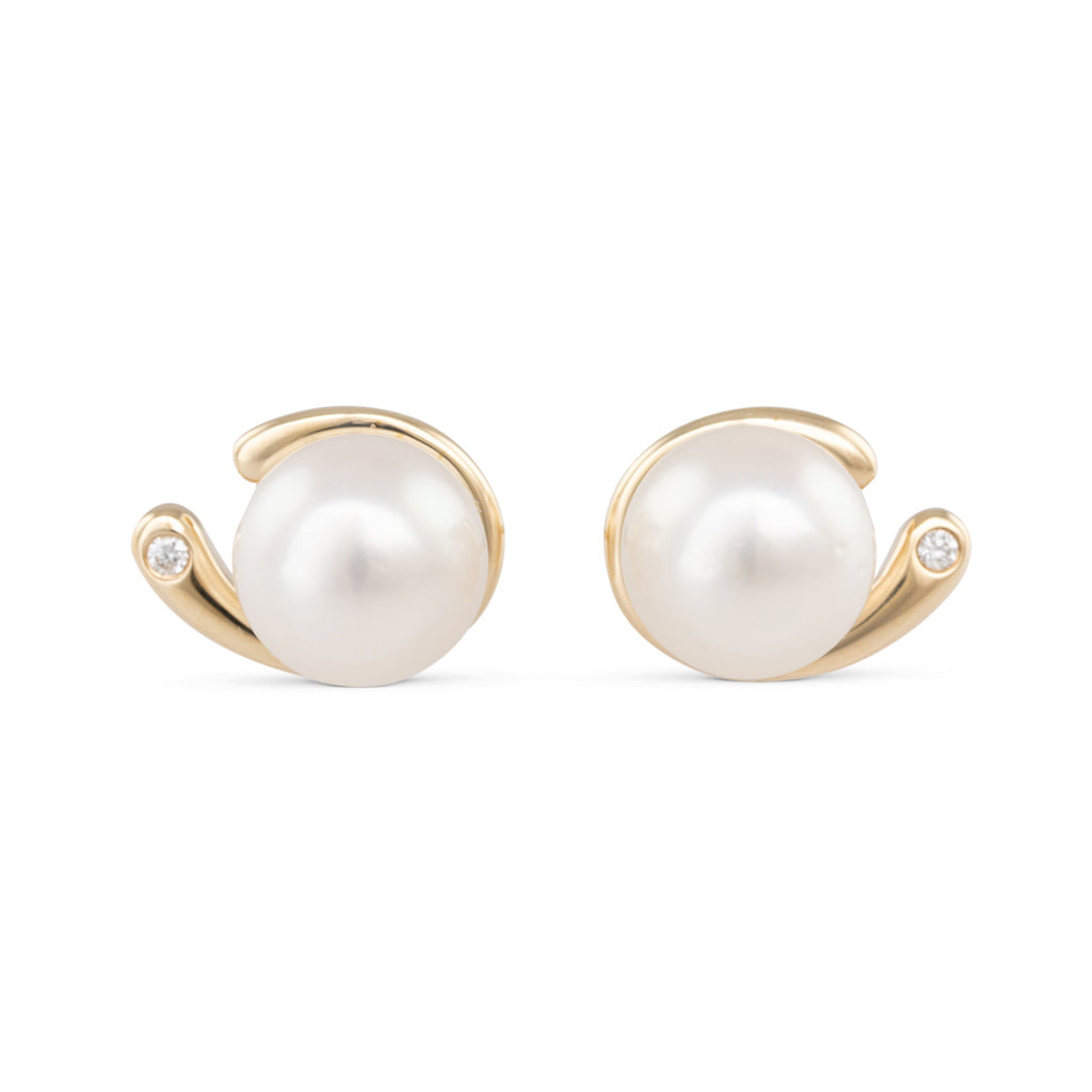 South Sea Pearl Horseshoe Earrings