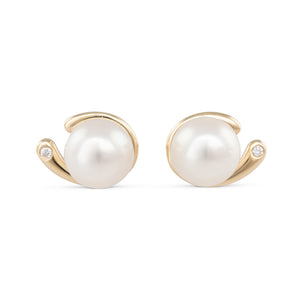 South Sea Pearl Horseshoe Earrings
