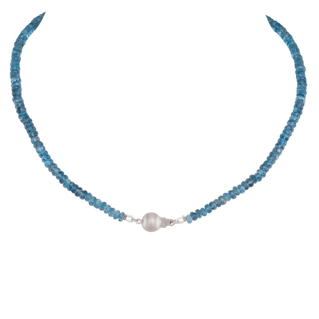 Aquamarine & South Sea Necklace
