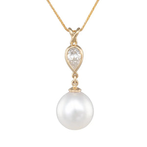 South Sea Pearl & Diamond Pendant