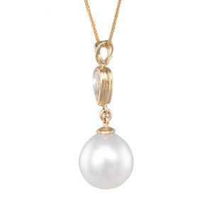 South Sea Pearl & Diamond Pendant