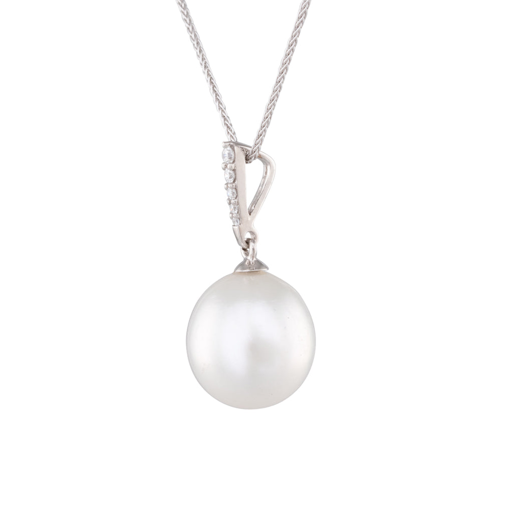 South Sea Pearl & Diamond Pendant
