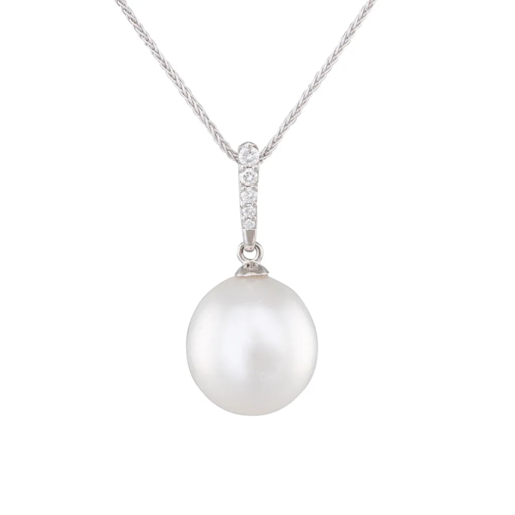 South Sea Pearl & Diamond Pendant