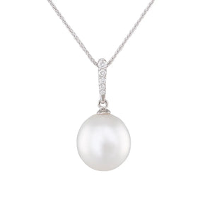 South Sea Pearl & Diamond Pendant
