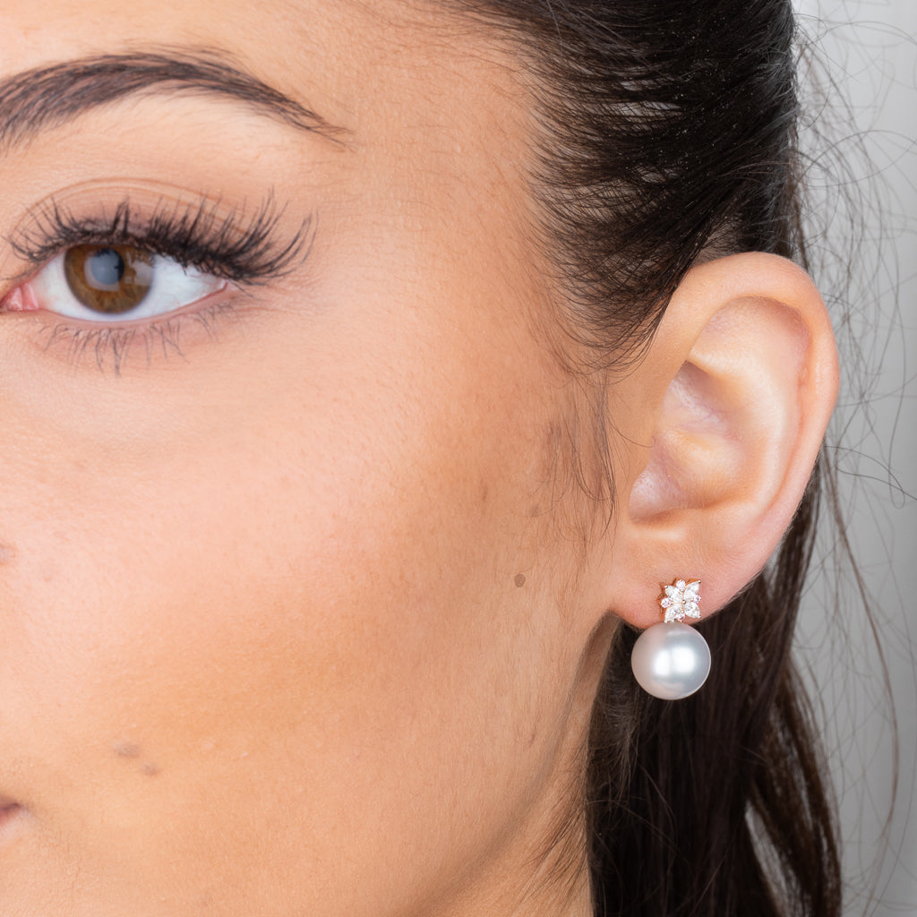 Pair South Sea Earring Enhancers