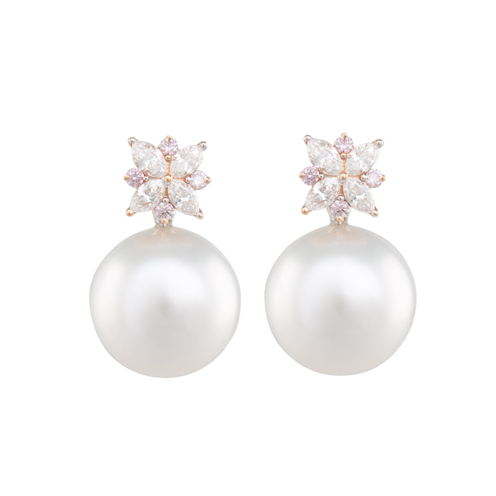 Pair South Sea Earring Enhancers