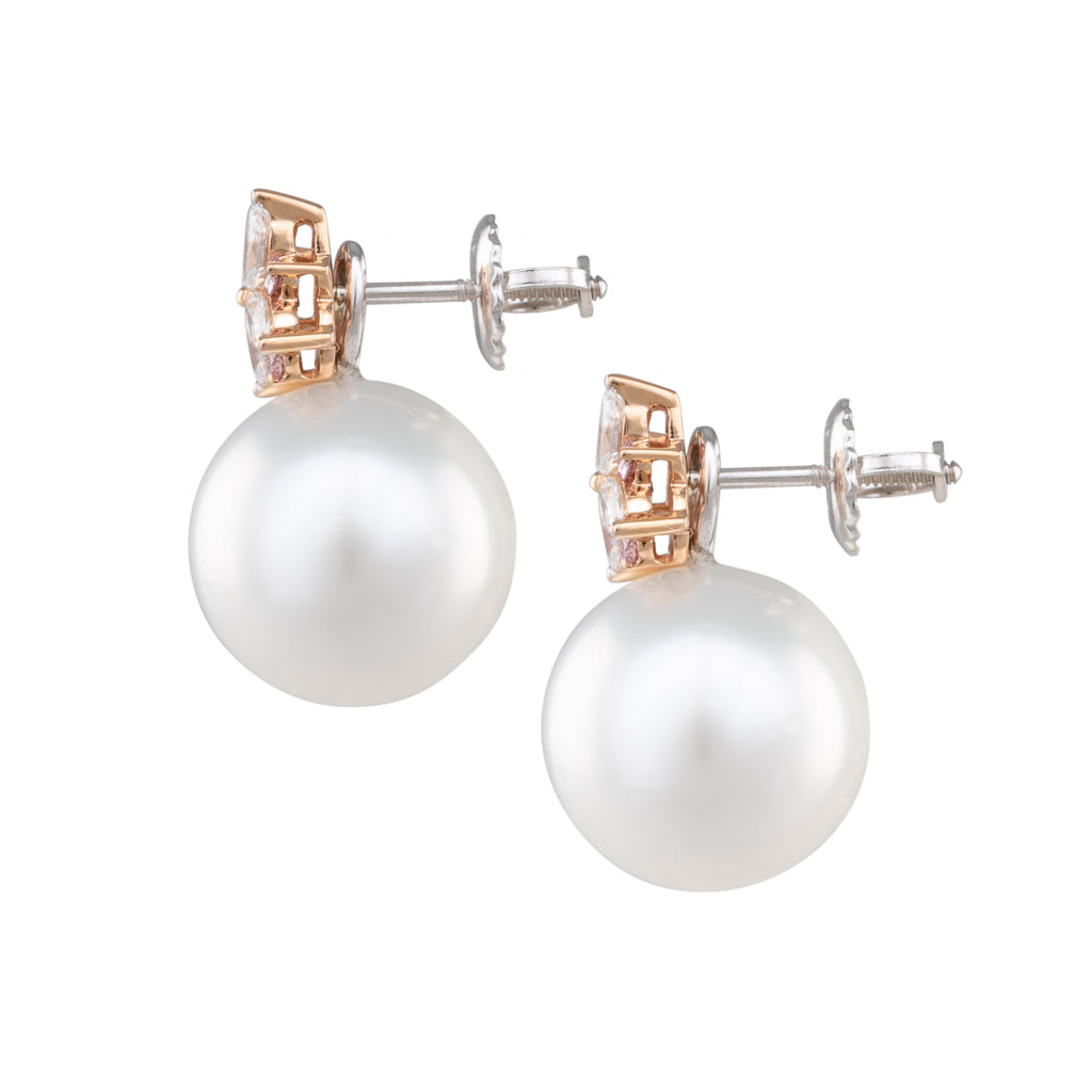 Pair South Sea Earring Enhancers