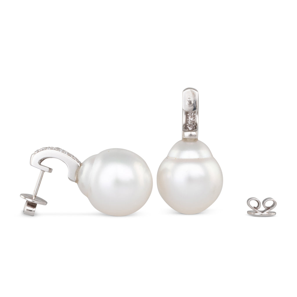 Baroque South Sea Diamond Studs