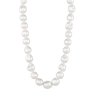 12-15mm Baroque White Strand