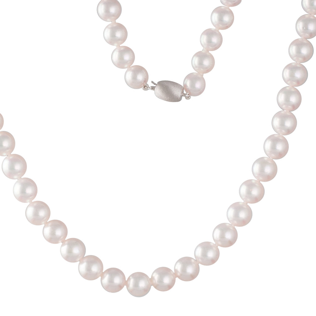 Round Pink Japanese Akoya Strand
