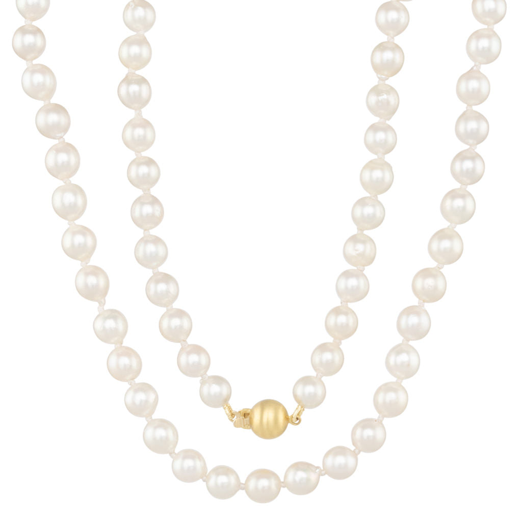 6.5-7mm Semi-Baroque Akoya Strand