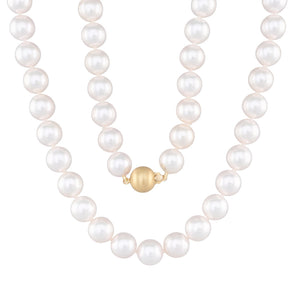 9.5-10mm Round Akoya Pearl Strand