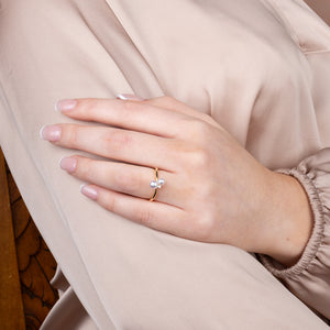 Double Akoya & Diamond Ring
