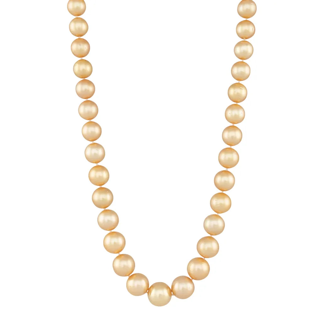 Gold South Sea Strand 10-13mm