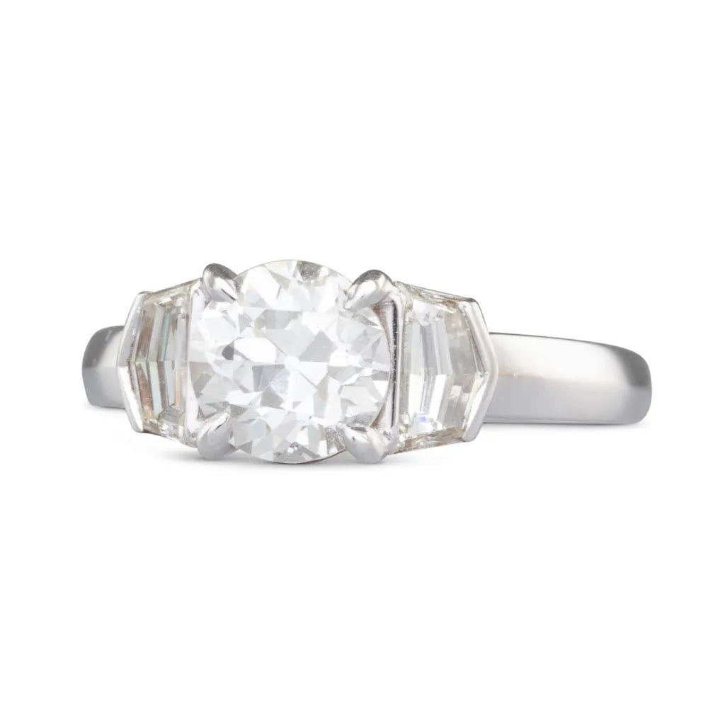 Old European Cut Diamond Ring