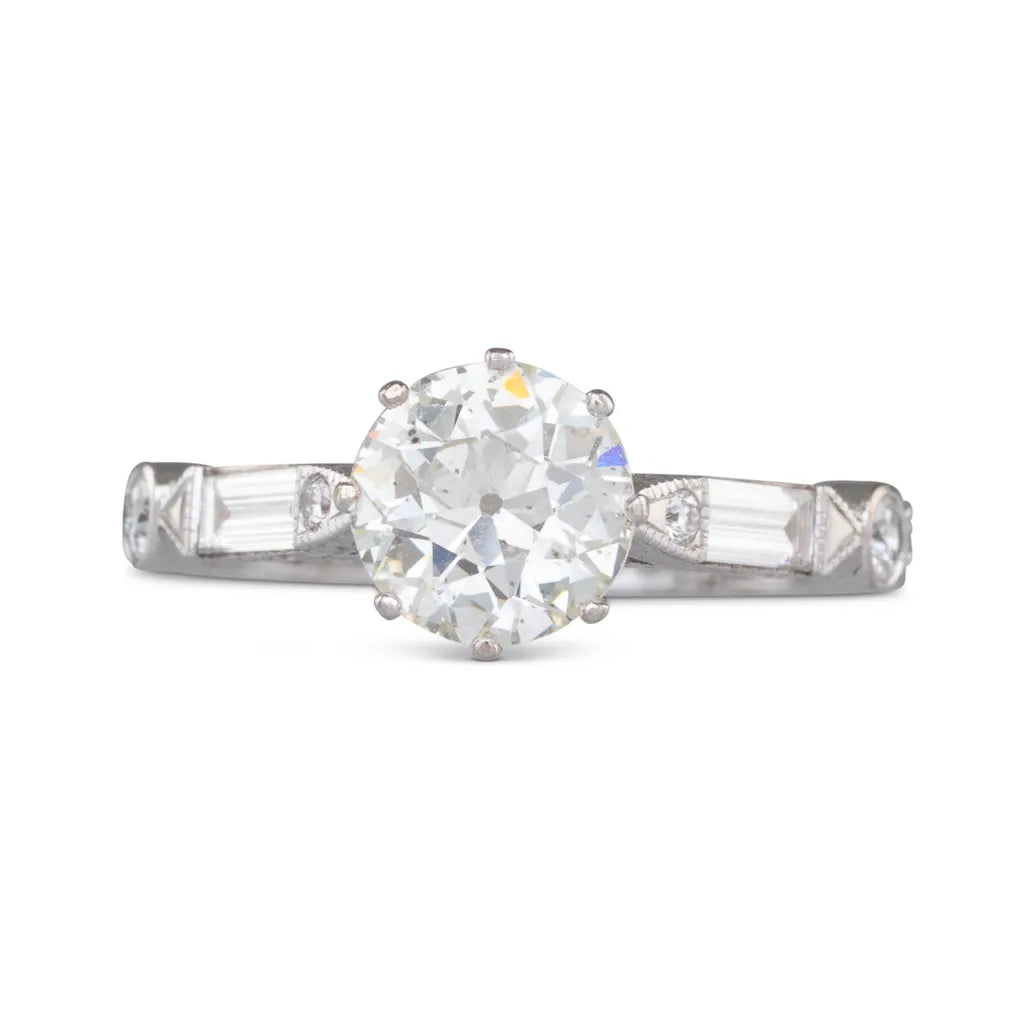 Old European Cut Diamond Ring