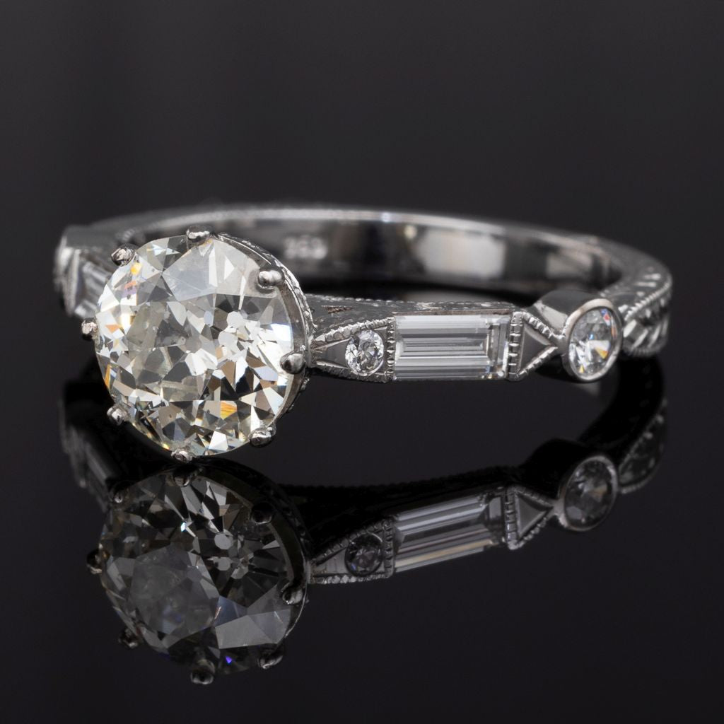 Old European Cut Diamond Ring