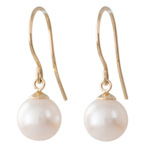 Akoya Pearl Hook Earrings