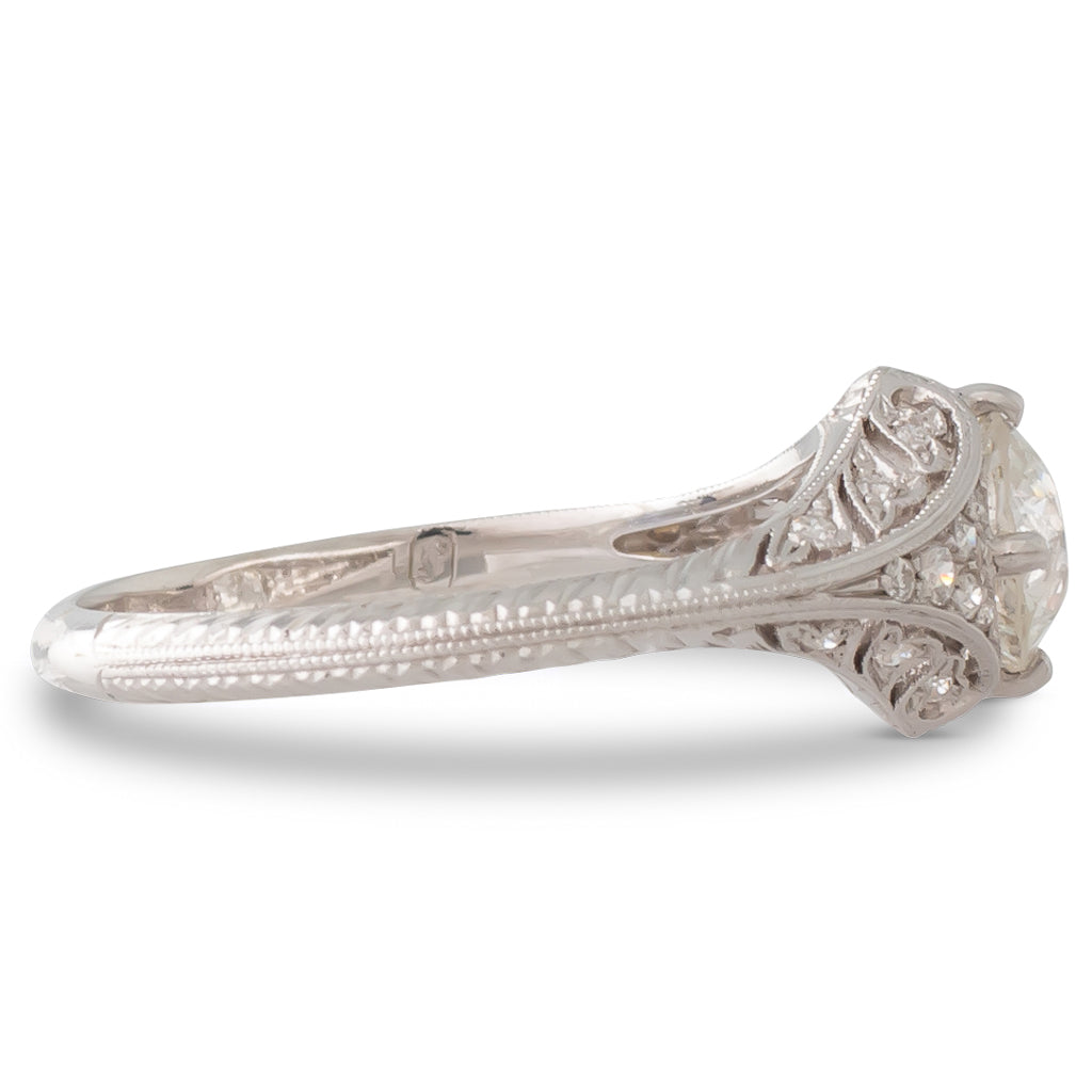 A Single Stone Diamond Ring