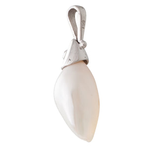 South Sea Keshi & Diamond Pendant