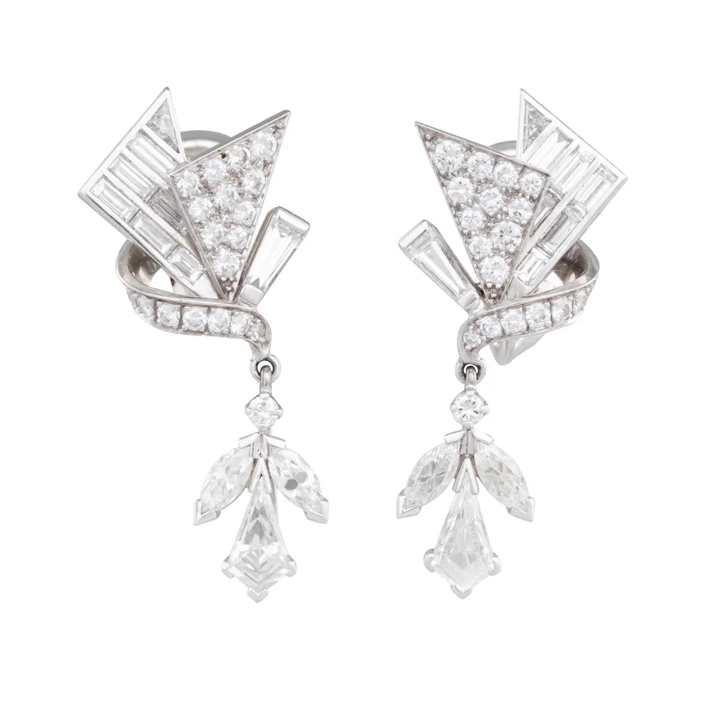 Diamond Cocktail Earrings