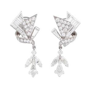 Diamond Cocktail Earrings