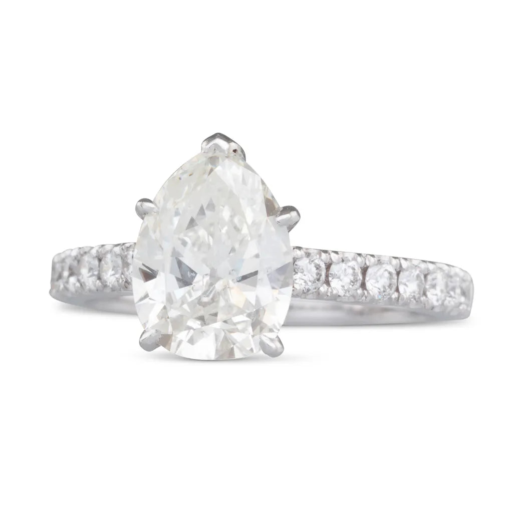 1.83ct Pear Shape Diamond Ring