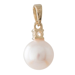 Akoya & Diamond Pendant