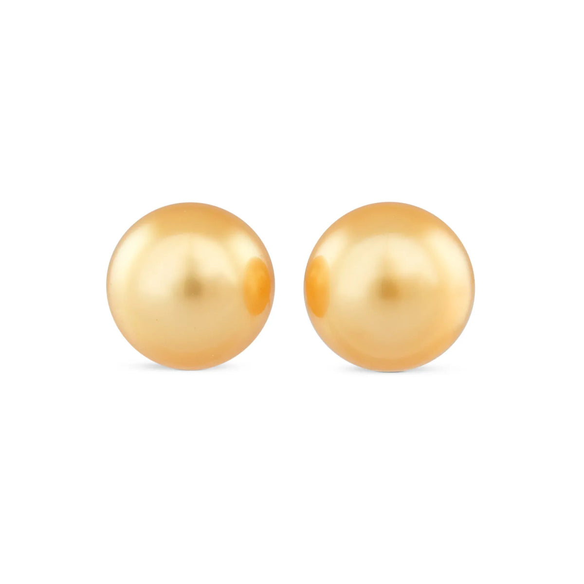 9-10mm Gold South Sea Pearl Studs