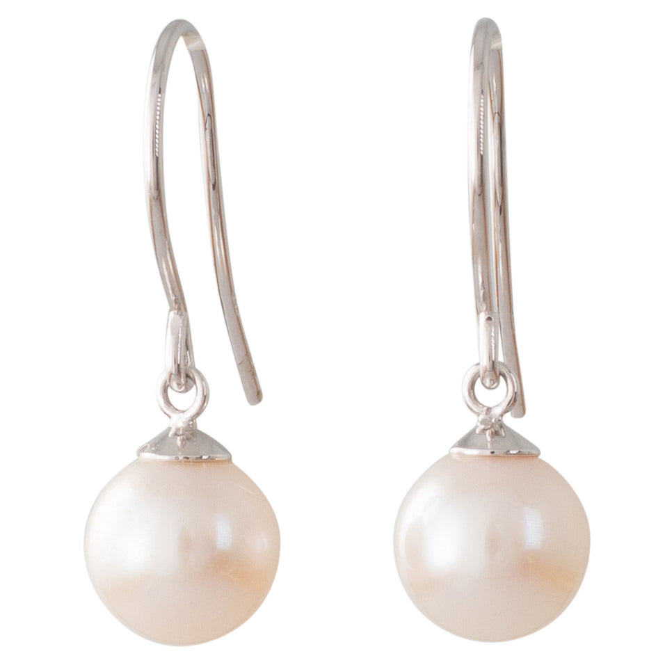 Akoya Pearl Hook Earrings