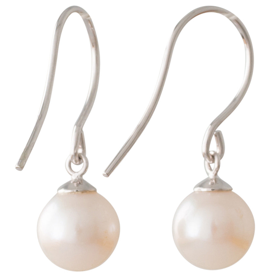 Akoya Pearl Hook Earrings