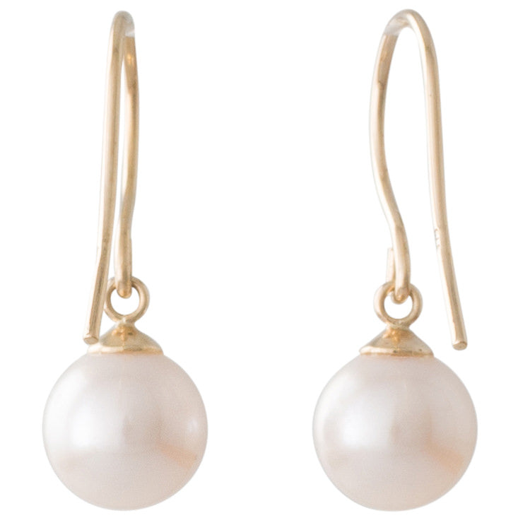 Akoya Pearl Hook Earrings