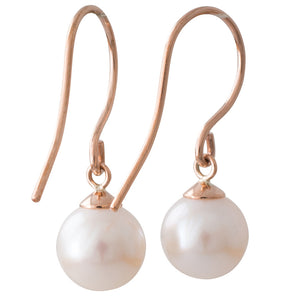 7 - 7.5mm Akoya Pearl Hook Earrings