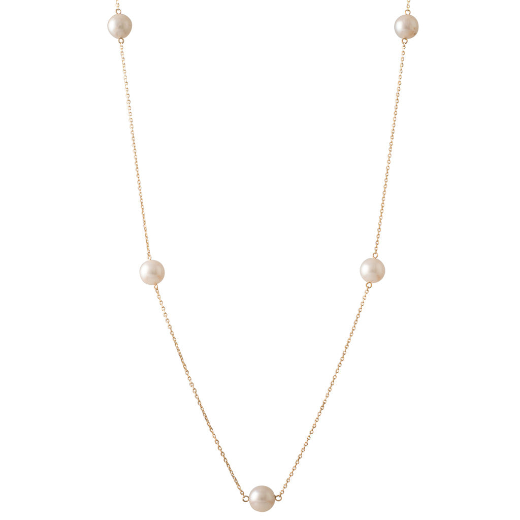 Scattered Akoya Pearl Chain