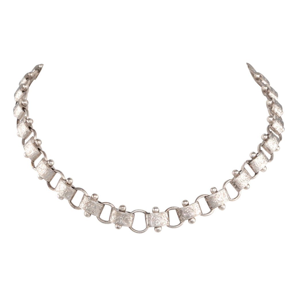 Antique Silver Collar