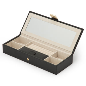 Palermo Black Leather Jewel Box