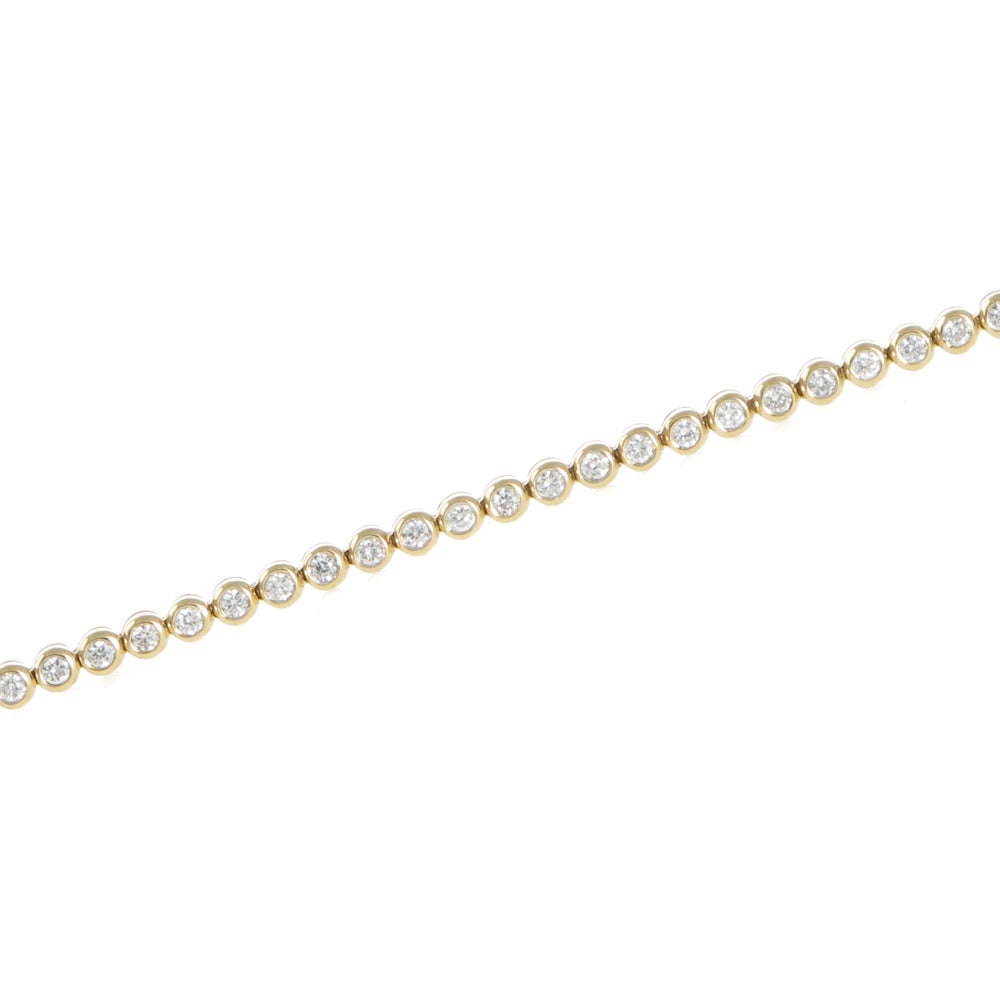 Bezel Set Tennis Bracelet