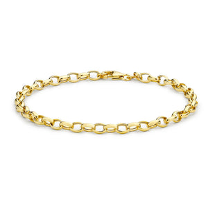 9ct Yellow Gold Belcher Bracelet