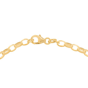 9ct Yellow Gold Belcher Bracelet