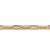 Diamond Set Paper Clip Bracelet