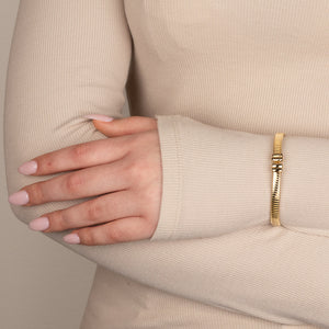 14ct Tubogas Cuff Bracelet