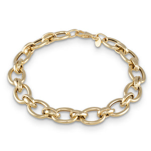 9ct Oval Link Bracelet