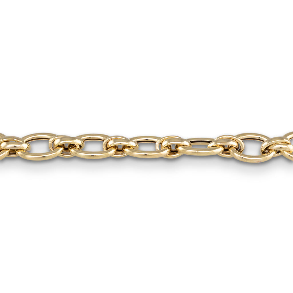 9ct Oval Link Bracelet