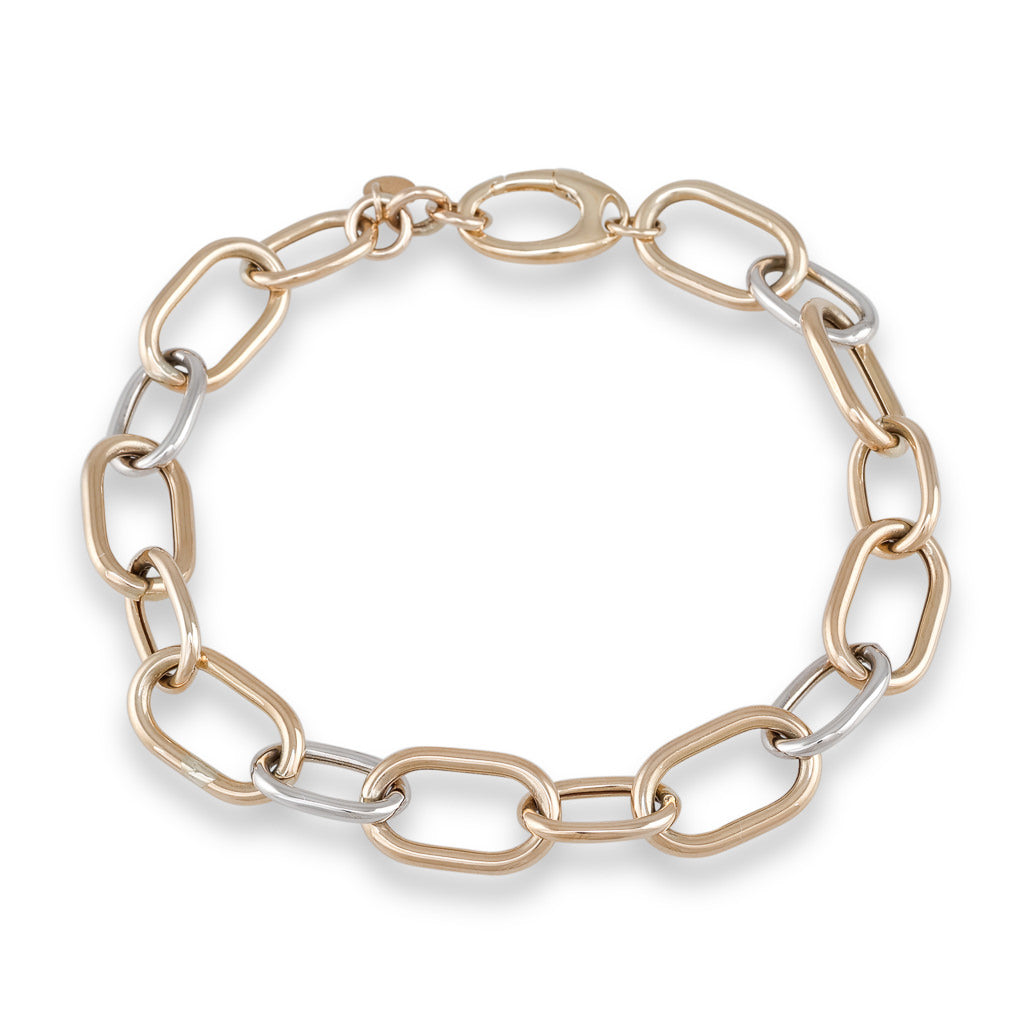 9ct Two Tone Gold Bracelet