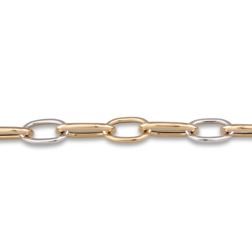 9ct Two Tone Gold Bracelet
