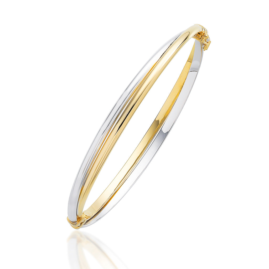 14ct Two Tone Bangle