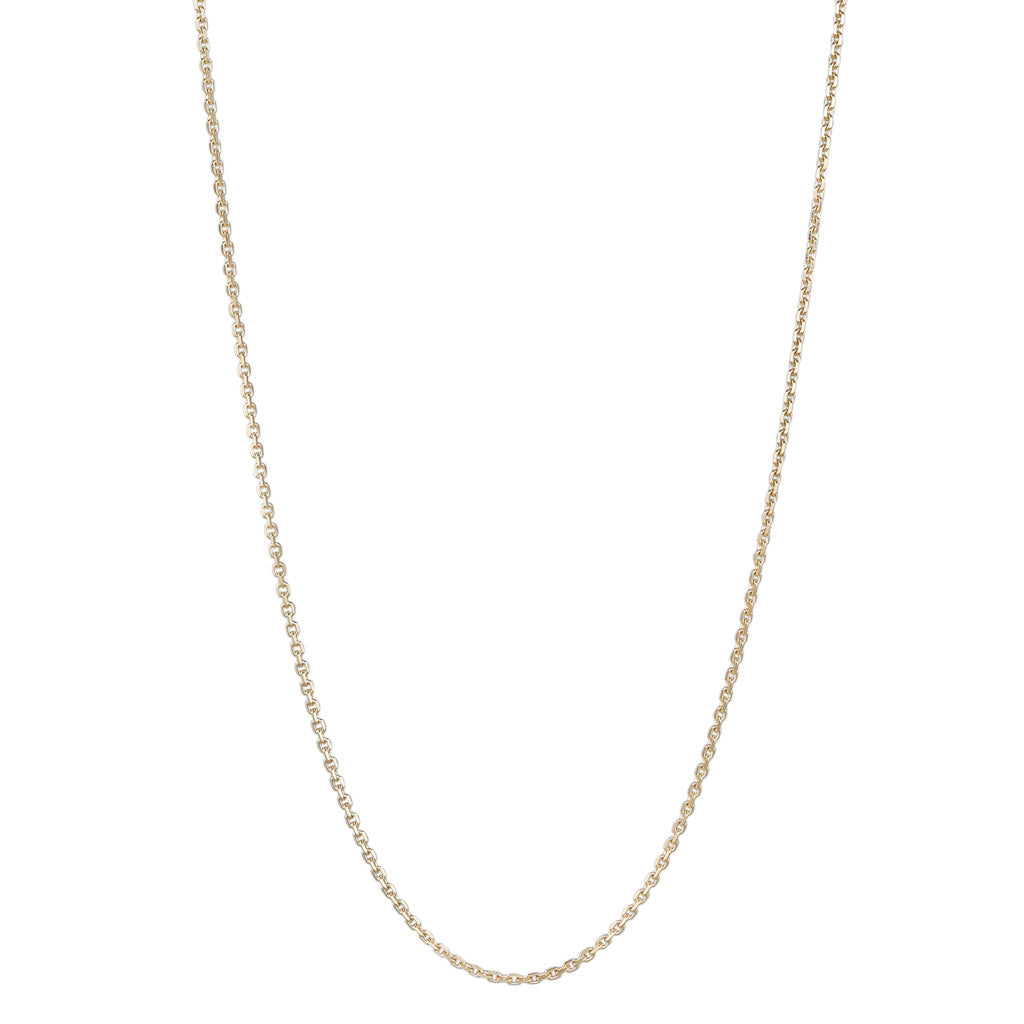 9ct Yellow Gold Oblong Trace Chain
