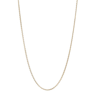9ct Yellow Gold Oblong Trace Chain