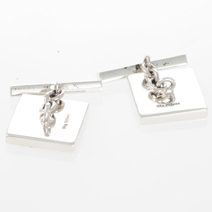 Square Engraved Cufflinks