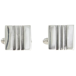 Square Deep Lined Cufflinks